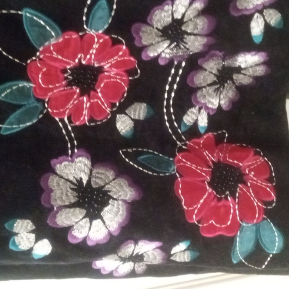 NWOT Rare Vintage Monsoon London Floral Embroidered  Skirt - Picture 6 of 17